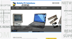 Desktop Screenshot of mobilepcsolutions.com